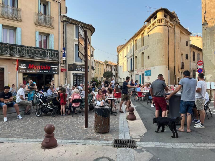 Charming Village House With Roof Top Terrace! Thezan-les-Beziers Buitenkant foto